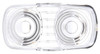 9007W Truck-Lite Signal-Stat Oval Clear Acrylic Replacement Lens for Marker/Clearance Lights