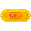 60420Y Truck-Lite Amber LED Model 60 Side Lamp, Oval Turn Signal Light