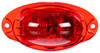 60424R Truck-Lite 60 Series LED 2"x6" Oval 6-Diode Red Polycarbonate Lens Side Turn Light