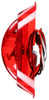 60424R Truck-Lite 60 Series LED 2"x6" Oval 6-Diode Red Polycarbonate Lens Side Turn Light