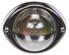 26394C Truck-Lite Incandescent Round Clear Stepwell Light With Ground Wire, Silver Bracket Mount, 12V