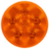 44217Y Truck-Lite Super 44 In-Phase LED Strobe Light, 6-Diode Round Yellow, Class II, Hardwired, 12V