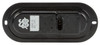 66256R Truck-Lite Super 66 LED Red Oval Stop Turn Tail Light With Black Flange, Fit 'N Forget Stainless Steel, 12V