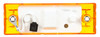 21200Y3 Truck-Lite Super 21 Yellow Rectangular Incandescent Marker Clearance Light, Two Screw, Super 21 Plug, 12V