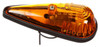 26765Y3 Truck-Lite 26 Series Incandescent Yellow Triangular Marker Clearance Light, Black Rubber 2 Screw, Socket Assembly, Stripped End, 12V, Bulk