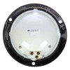 40233R3 Truck-Lite 40 Series Incandescent Red Round Stop Turn Tail Light, Black Flange Mount, PL-3, Stripped End/Ring Terminal, 12V