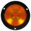 40233Y3 Truck-Lite 40 Series Incandescent Yellow Round Front Park Turn Signal Light, Black ABS Flange Mount, 12V, PL-3, Bulk