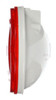 40248R3 Truck-Lite Super 40 Incandescent Red Round Stop Turn Tail Light, Reflectorized, PL-3, 12V