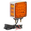 G5540 Grote Dual Face LED Fender Lamp, Stop Tail Turn Light, Red and Amber, Hi Count LED, Square