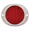 40192-3 Grote Reflector, 3 Inch Lens, Red, Steel, 2-Hole Mounting