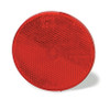 41012-3 Grote Reflector, 2 Inch Round Red, Solid Center Mount, Bulk Pack