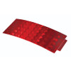 41152-3 Grote Rectangular Red Reflector with Clear A Tape
