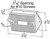 Grote Amber Rectangular Clearance Marker Light with Reflector | 46393-5