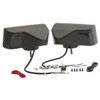 64261-4 Grote Per-Lux Snow Plow Lamp Pair with Wiring Kit, Black Housing, Polycarbonate Lens, 12V