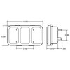 Truck-Lite 45743 45 Series Rubber Housed Turn Signal Module W/T/S RH