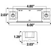 Truck-Lite 21880R LED 21 Series M/C Light Diamond Shell