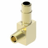 Aeroquip Mini Barb Elbow Adapter Brass 90 Degree | 1069X8