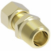 Aeroquip Air Brake Connector Assembly Brass Male NPTF with Sealant for Air Brake Systems | 1468X6Z