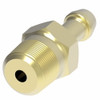 Aeroquip Nipple Reusable 057 B Series Brass Straight Male Pipe NPTF | 05710B-106