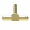 Aeroquip Mini-Barb Tee Adapter Brass | 1064X6X6X4