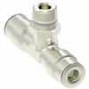 Aeroquip Quick Connect Fitting Adapter Tee Female Push to Connect Male Pipe BSPT | 1172X10MX6PTS