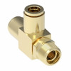 Aeroquip QCAB Adapter Brass Tee Male Run | 1871X4X4S