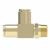 Aeroquip QCAB Adapter Brass Tee Male Run | 1871X4X4S