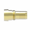 Aeroquip Nipple Permanent JIC Straight Female 37 Degree Swivel Brass | NJ-10-B