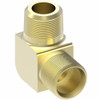 Aeroquip Air Brake Elbow Adapter Brass 90 Degree Male NPTF | B1369X8