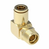 Aeroquip QCAB Adapter Brass 90 degree 5/8T x 1/2 MP Swivel | 1869X10S