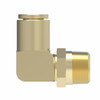 Aeroquip QCAB Adapter Brass 90 degree 5/8T x 1/2 MP Swivel | 1869X10S
