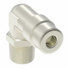 Aeroquip Brass Push Connect Elbow Adapter 90 Degree Male NPTF | 1169X6S