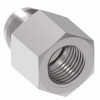 Aeroquip Adapter Straight Female 37 Degree Swivel x Male Pipe NPT 316 Stainless Steel | 259-2022-8-8