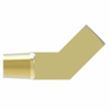 Aeroquip 45 Degree Pipe Elbow Adapter Brass | 3350X4