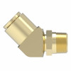 Aeroquip QCAB Adapter Brass 45 Degree Elbow Swivel | 1880X8X4S