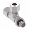 Aeroquip Carbon Steel Flareless Tee Adapter Tube x Tube x Adjustable ORing Dura-Kote | B7716X6