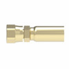 Aeroquip Hose Fitting Permanent Thermoplastic JIC Female Swivel 37 Degree Straight Brass Crimp | FJ3337-0808B