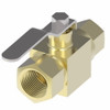 Aeroquip Brass Ball Valve Male Pipe x Female Pipe NPTF for Suction | FF90592-02