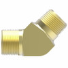 Aeroquip Adapter Brass Air Brake Elbow 45 degree Male NPTF | B1380X6X6