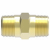 Aeroquip Hex Nipple Adapter Brass Straight | 3325X8