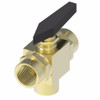 Aeroquip Brass Ball Valve Female Pipe NPTF for Suction | FF90597-04