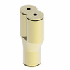 Aeroquip Quick Connect Fitting Tee Female Push-to-Connect Brass Nickel | 1107X10M