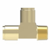 Aeroquip QCAB Adapter Brass Male Run Tee 3/8T x 3/8 MP x 3/8T | 1871X6X6