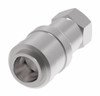 Aeroquip Arc-Latch Coupling Female Half Straight ORB 3/8 for Hydraulics | FD35-1007-06-06