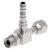 Aeroquip Hose Nipple Assembly 90 Degree O-Ring Pilot Female Carbon Steel Crimp | FJ3495-0808S