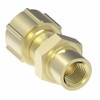 Aeroquip Adapter Brass Female NPTF Nickel | 1266X4X4