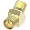 Aeroquip Air Brake Elbow Adapter Brass 45 Degree Male NPTF | B1380X6