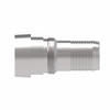 Aeroquip Nipple Permanent JIC Straight Female 37 Degree Swivel 316 Stainless Steel | NJ-4-316
