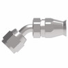 Aeroquip Hose Nipple Assembly Winner 2-Piece Reusable 90 Degree Female 37 Degree Swivel | 190773-8S