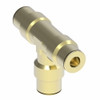 Aeroquip Quick Connect Tee Fitting Brass | 1164X6M